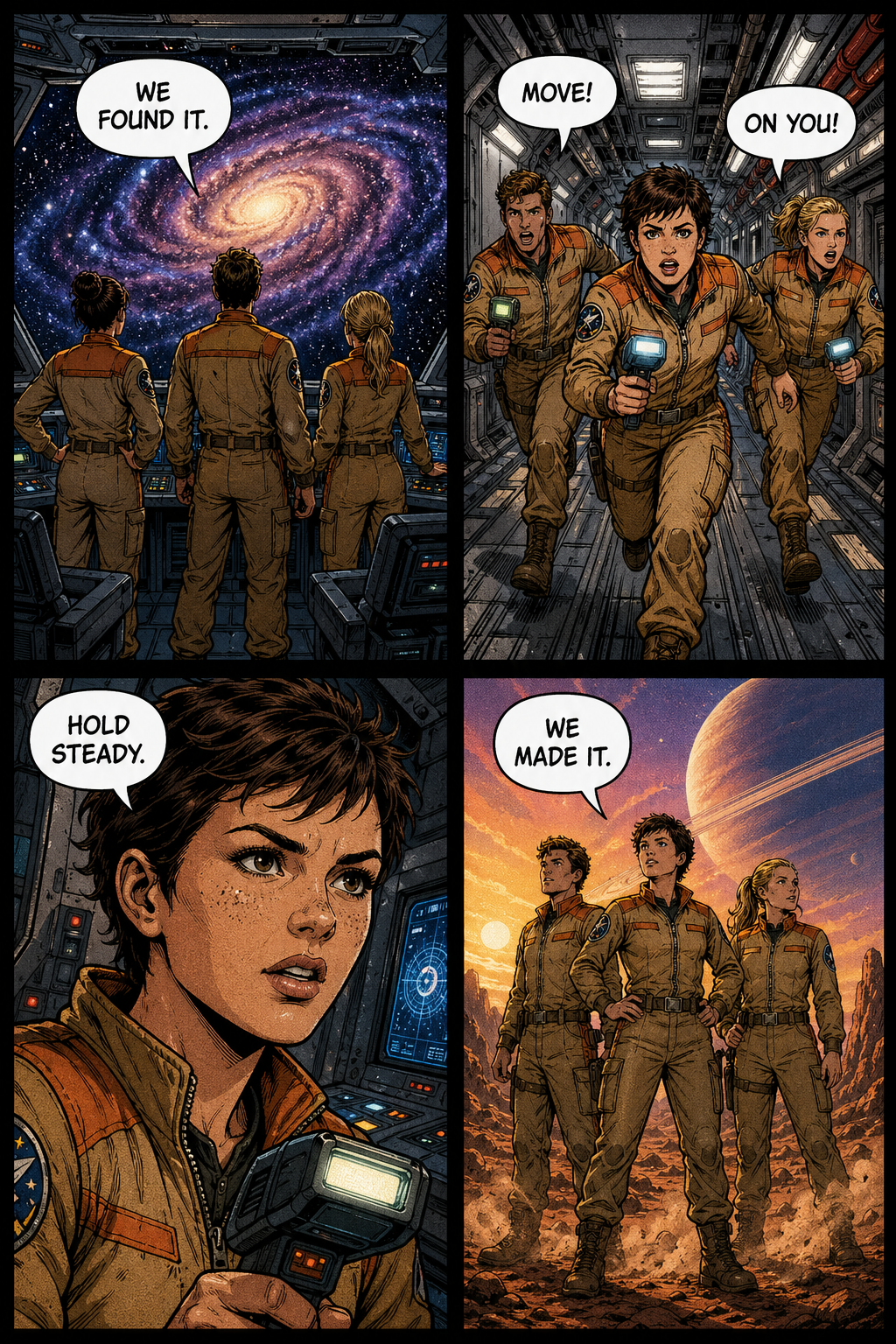 Cosmic Rangers — free comic made with Comic Maker